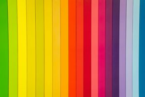 Colorful rainbow striped pattern ideal for creative design projects.